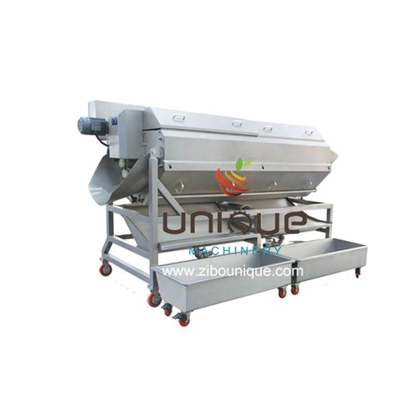 Machine à éplucher les radis de pommes de terre à rouleaux rotatifs avec fonctionnement de production automatique