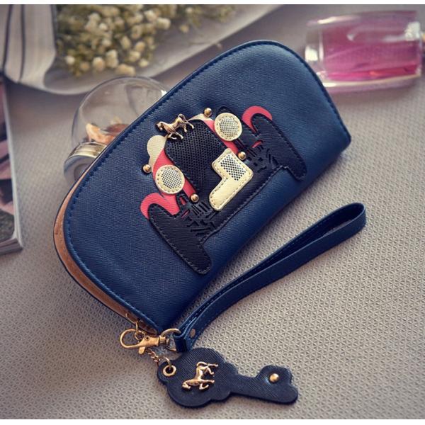 Ms. wallet Korean cute pony car long paragraph wallet purse