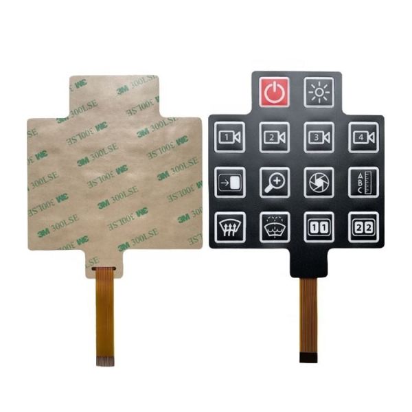 Electrical Membrane Switch Screen Printing Technology Ensuring Insulation Resistance ≥100MΩ Perfect for Industrial Controls