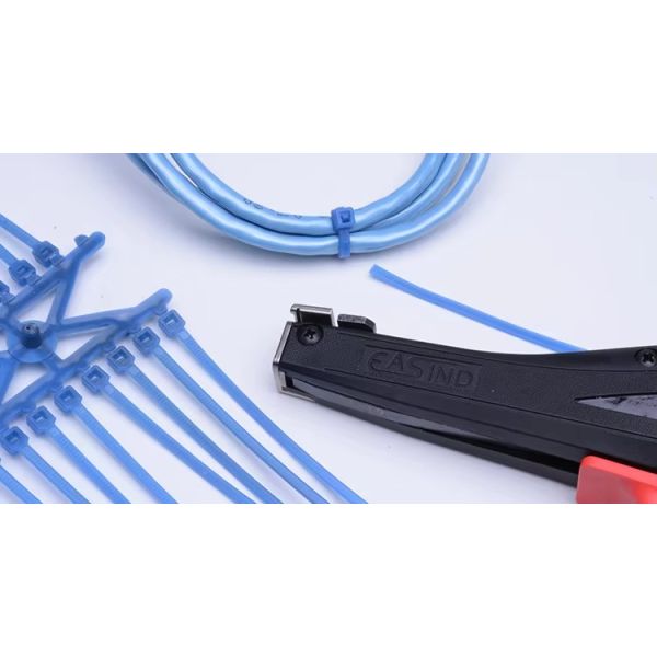 4.8*200MM Plastic Pull Ties Blue 200mm Length Reusable Plastic Cable Ties