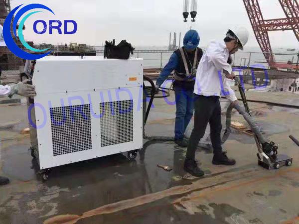 Digital Handheld Induction heating machine for deck and bulkhead straightening duing construction