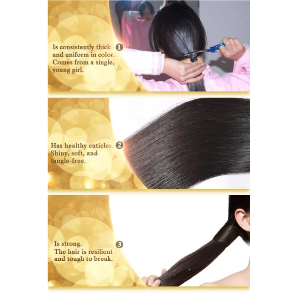 Расширения человеческих волос объемной волны бразильские 100% Уньпросессед от одного одиночного дарителя