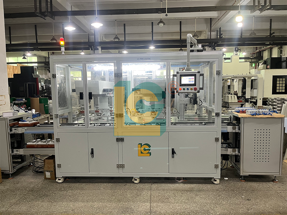 LC-PM6-150TAC 6-Color Closed Ink Cup Pad Printing Machine with Automatic Conveyor  High-Speed Industrial Printing Equipment