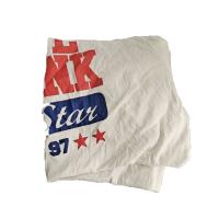 No Metal No Dirty White 85% Cotton T Shirt Rags