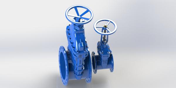 Flanged Ends Ductile Iron Water Gate Valve For Water Systems