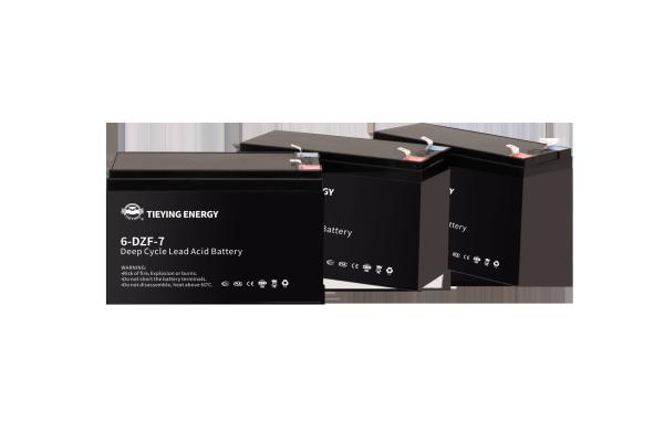 Pompes à oxygène batterie au plomb acide 6-Dzf-7 E-spraying pour EPS et UPS batterie de secours