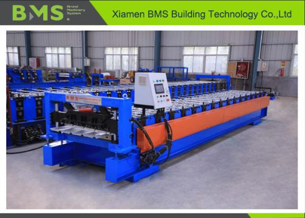 Shaft 75mm Thickness 0.3-0.8mm Metal Roofing Panel Roll Forming Machine