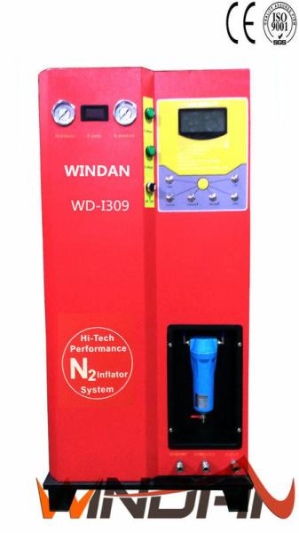 Car And Truck Tires Nitrogen Inflator Machine with Carbon Steel Cabinet , Electric Tyre Inflator