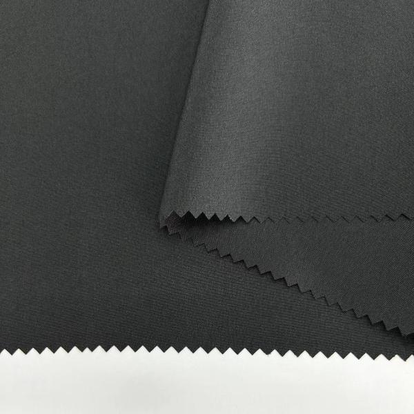 Spring Polyester 150D Weft Knitting Fabric 150D*150D+40D 98% Polyester 2% Spandex 166GSM
