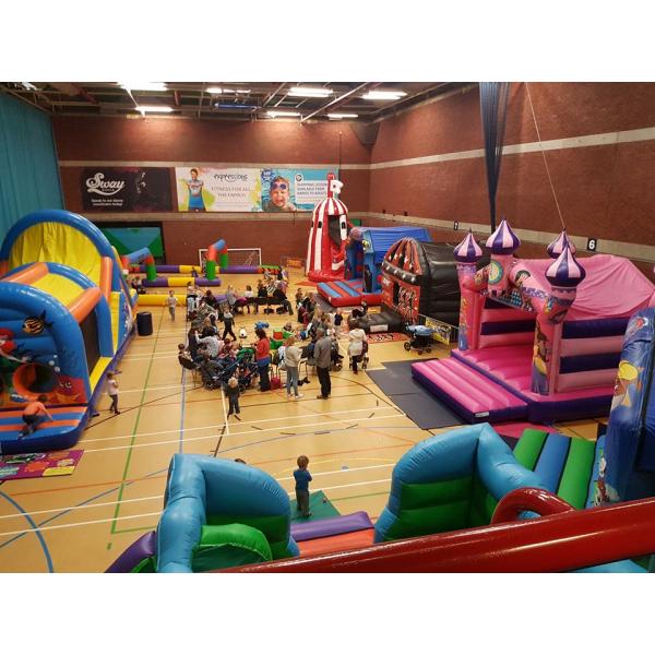 16*16*9.5 Фт ягнится надувной замок, небольшой раздувной хвастун с 0,55 ПВК Тарпулин