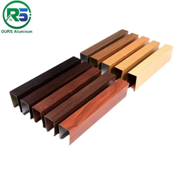 Panneau en aluminium de 10 mm en nid d'abeille en bois de grain de bois de remplissage acoustique