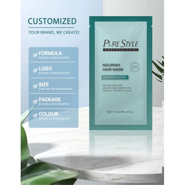 Custom Wholesale Free Sample Nourishing Hair Repair Conditioner Organic Hair Mask Keratin Hair Treatment OEM ODM