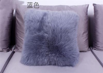 Coxim de Seat decorativo do Lambswool do sofá da cadeira macio com pele de carneiro genuína