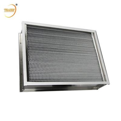 Heat Resistant 0.3 Micron H13 H14 HEPA Filter For Pharmaceutical