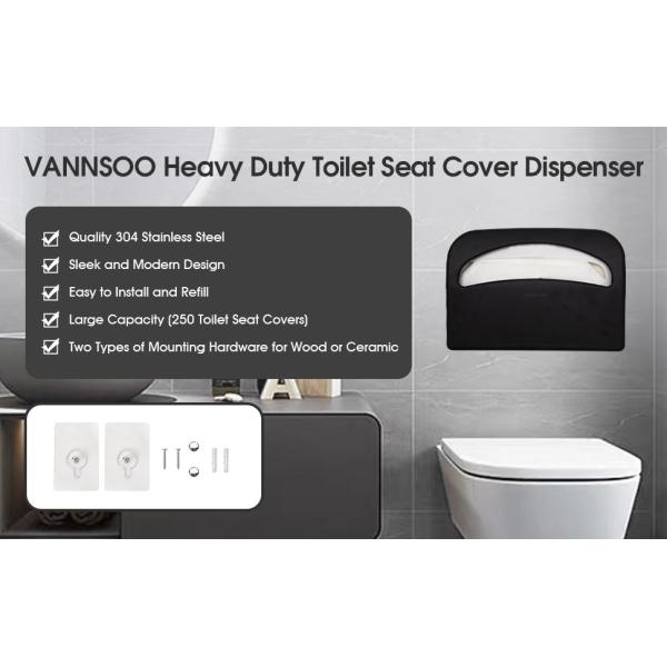 Wall Mount Commercial Toilet Seat Cover Dispensers Stainless Steel Bathroom Accessories