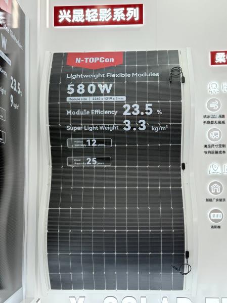 18V ETFE Monocrystalline Silicon Soft Flexible Solar Modules Panels 120W Semi-Rigid Roof PV Flex For Home Roof Balcony