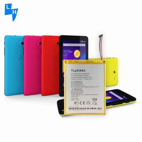 Baterías recargables de protección de doble IC para Alcatel 1216X PIXI7 1215 2820mAh