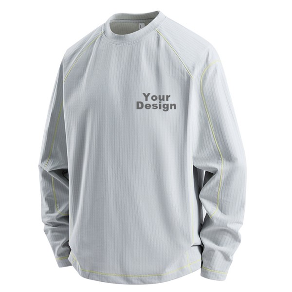 Quick Dry Antibacterial Tennis Golf Long Sleeve Knit Top | Custom OEM ODM Sport Tee