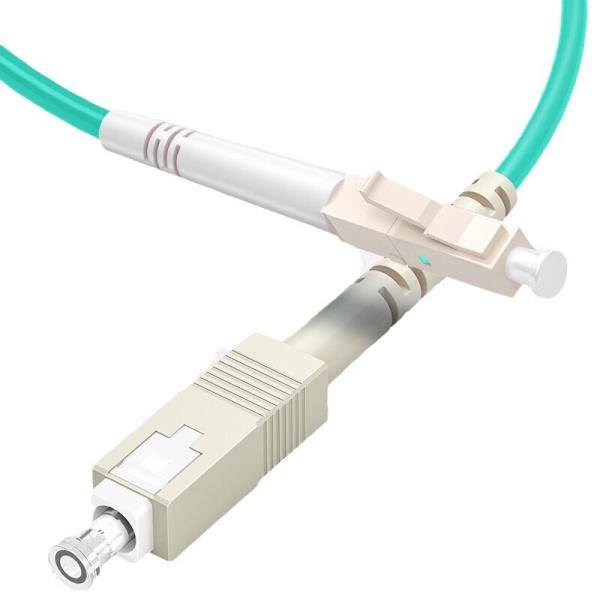 High-Performance Simplex OM3 Multimode Fiber Patch Cord 3.0mm LSZH with LC SC FC ST Connectors