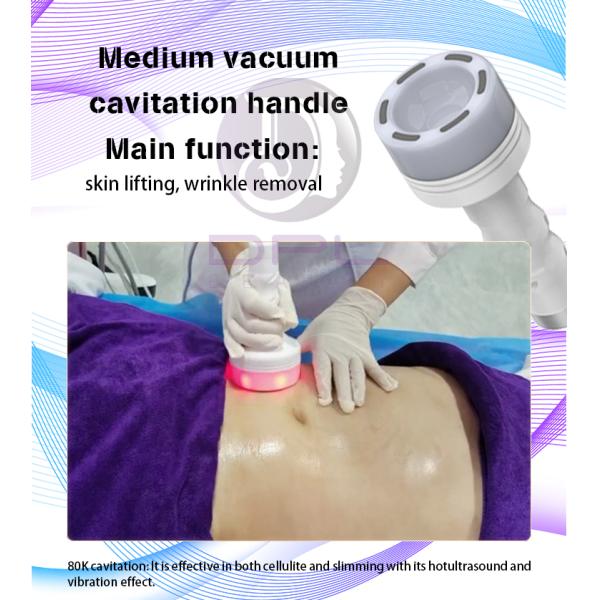 DPL Hot Selling Vacuum Cavitation Machine 80Khz Ultrasonic Cavitation Body Slimming Device With Face Lifting RF