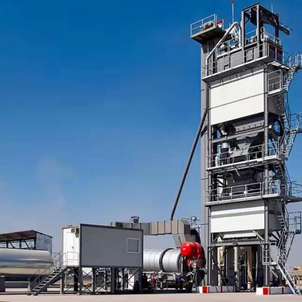 LB1200 Stationary Asphalt Mixing Plant Equipment 100t/H Modular Design
