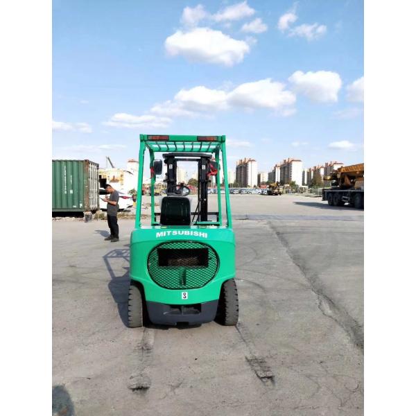 Camión de montacargas diesel Mitsubishi usado 3 toneladas Etapes estándar Mitsubishi originales usados