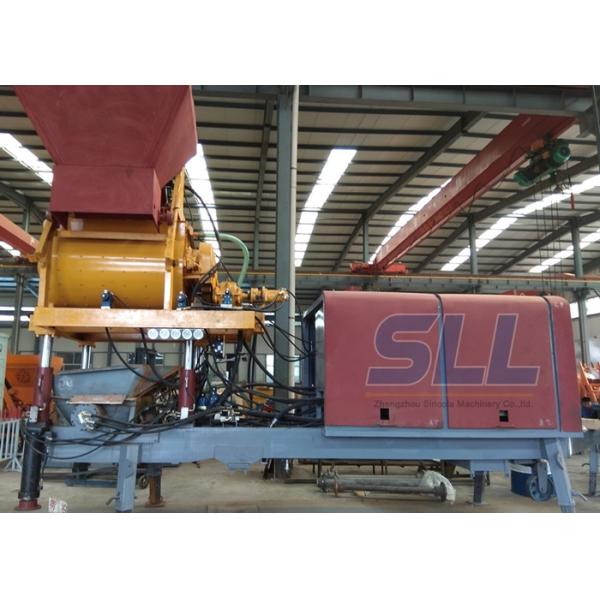 Lightweight Concrete Mixer Pump With Mixer Electric Motor Double Shaft Type