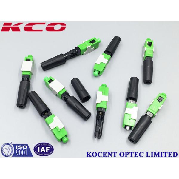 Reusable Fiber Optic Quick Connector Twin End Face Portable Easy Assembling