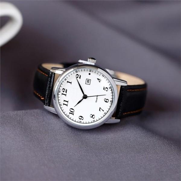 Alloy Case Women'S Watch Leather Band Small Face Ladies Watch Brown Leather Strap