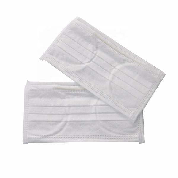 White Color Medical Disposable 3 Ply Non Woven Face Mask CE FDA Certificate