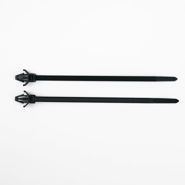 High Quality 4.6*190 Black Nylon Push Mount Ties PVC Cable Tie Sizes Strap Zip Ties