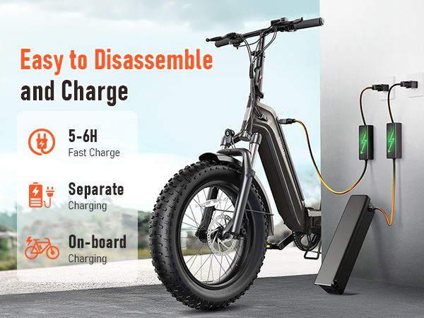 Electric Folding Bike 48V 750W 20x4.0 Fat Tire E-bike Lockable Suspension  Urban Foldable Bicycle