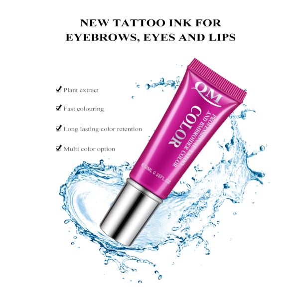 Чистая жидкостная губа покраснеть постоянный макияж пигментирует инструменты искусства тела чернил татуировки Microblading