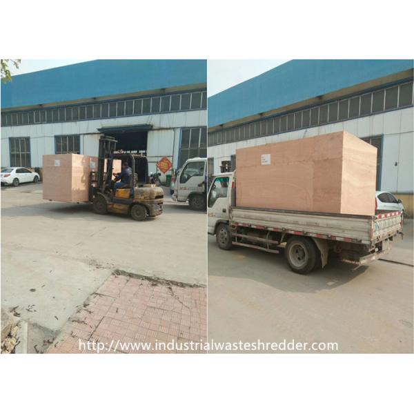 Paquete de la trituradora de residuos industrial de la película de estiramiento de los PP/del PE que envuelve el cortador de películas