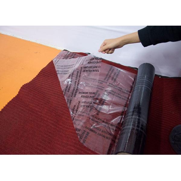 UV Resistant PE Protective Film with 70 Micron Thickness and Acrylic or Rubber Adhesive for Carpet and Automotive Protection