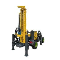 260m Depth Trailer Mounted Water Well Drilling Rig Machine Mining Machinery Equipment