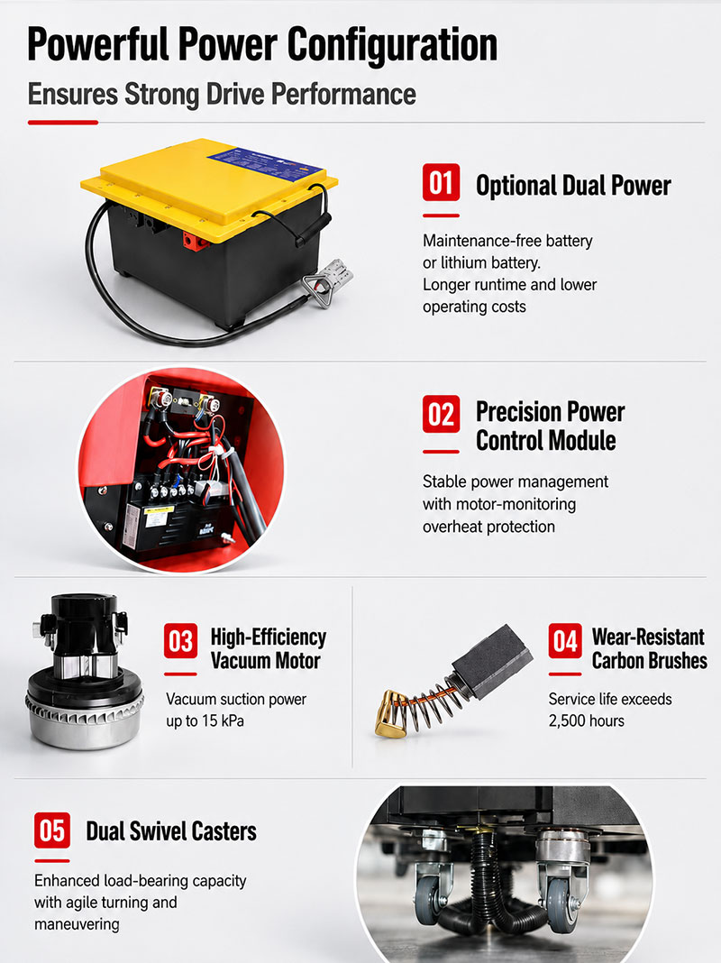 Hotsale Intelligent Convenient Floor Cleaning Machine 60L Cordless Battery Auto Floor Scrubber for Narrow Aisle