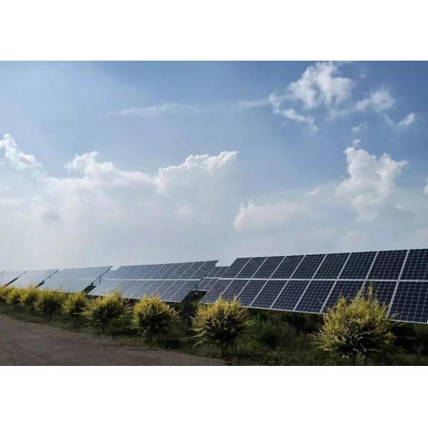 Galvanized Flat Horizontal Axis Solar Tracker Solar Tracking System