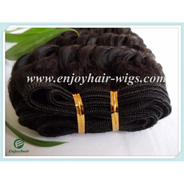 Malaysian 5A virgin remy hair weave ,natural color(can be dye) curly 10''-26''