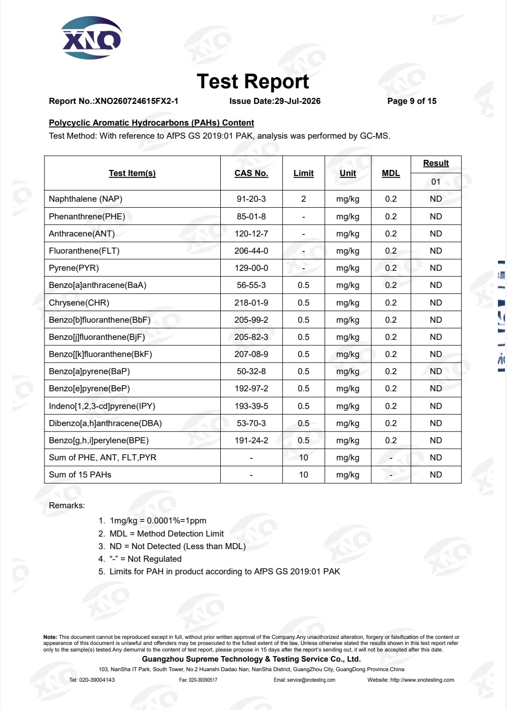 Queenly Packaging Co., Ltd； Certifications