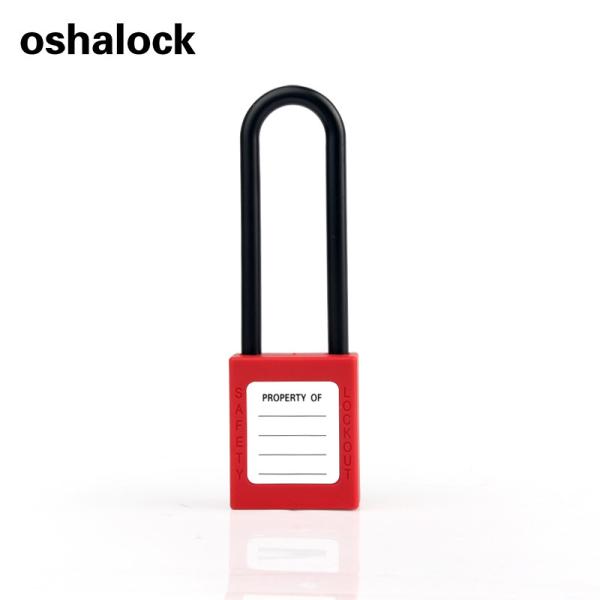 76 nylon long beam Anti-magnetic explosion-proof Industrial electrical lock out Insulated safety padlock