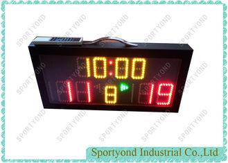 Mini Digital Electronic Scoreboard For Futsal / Handball , Multisport Scoreboard with Timer Display