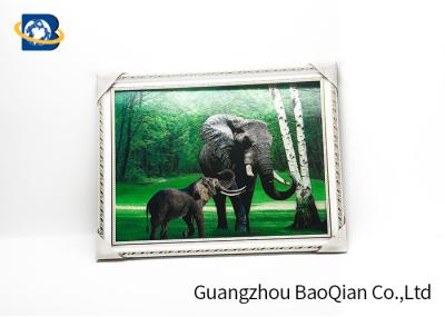 Imagem quadro decorativa animal personalizada das imagens Lenticular do tamanho 3D