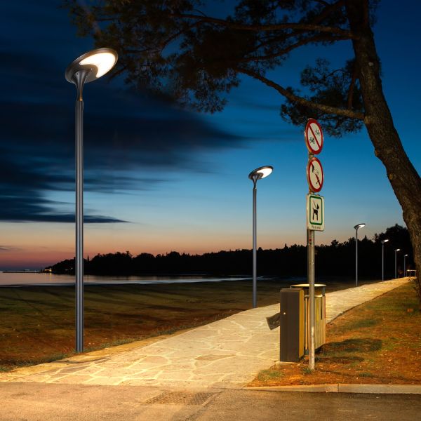 Outdoor Moon-shaped Courtyard lamps Special-shaped Community LED Garden lamps Scenic Area Solar Landscape Lights