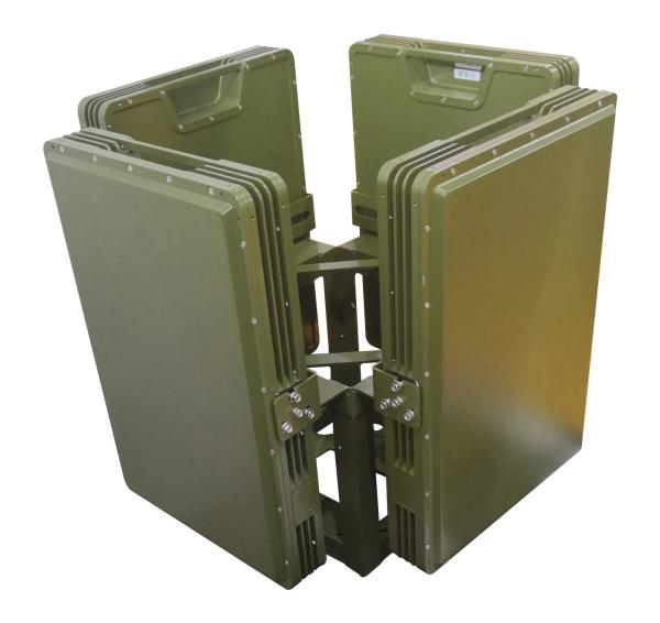 Ground Surveillance Radar HYH 215-4C 360° Phased Array Security Radar for All-Weather Ground Target Detection