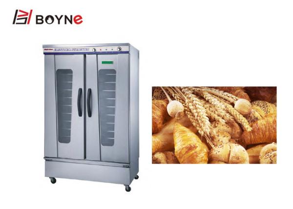 Máquina de impermeabilização comercial do pão, pão industrial bonde Proofer de duas portas