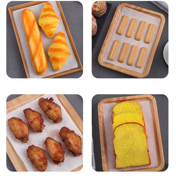 Заказ на заказ принят Сэндвич Пищевая упаковка Маслостойкая бумага Силиконовая пекарня