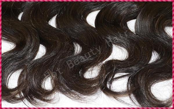 Natural Black Virgin Brazilian Human Hair Extensions Big Curl Type