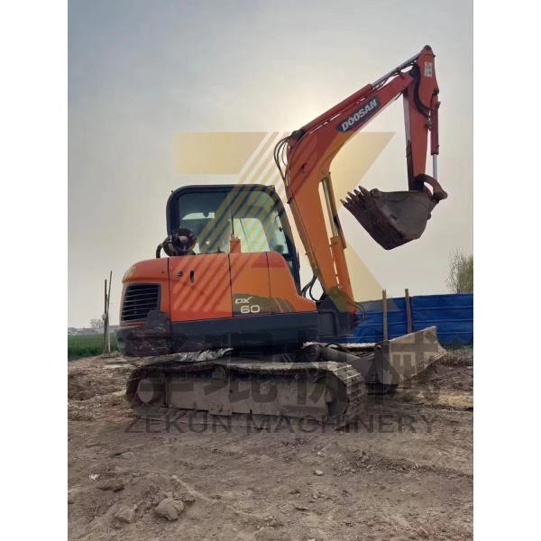 Used Doosan DX60 Excavator with YANMAR Engine & Hydraulic Valve