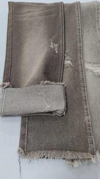 10.6 oz de café noir 10x7 avec une largeur totale de 180 cm Tire gauche sans étirement Tissu denim JSD3023DB pour jeans